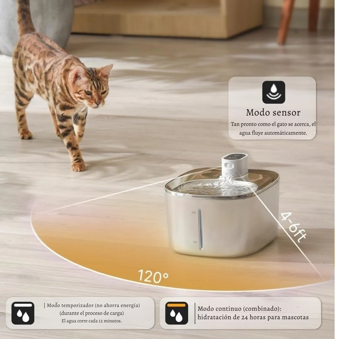 FuenteClara – La fuente silenciosa que anima a tu gato a beber más
